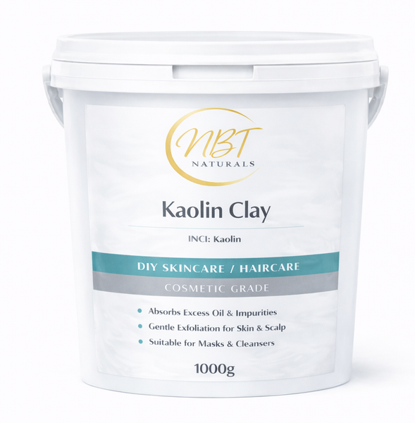 NBT Naturals - Kaolin Clay - Oil-Absorbing White Clay 1000g