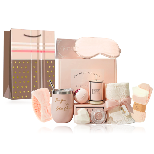 Relaxation Self Care Package for Women Spa Gift Set &amp; Gifting Bag - 10 Pcs