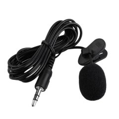 Lavalier 3.5mm Microphone Metal Clip Lapel Mic for Mobile Phone PC Laptop