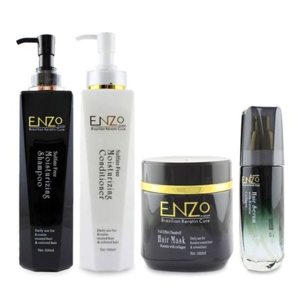 ENZO - Collagen Hair Mask &amp; Serum and Shampoo &amp; Conditioner for Coloured