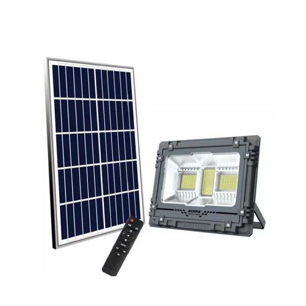200W Solar Flood RGB Light With Remote