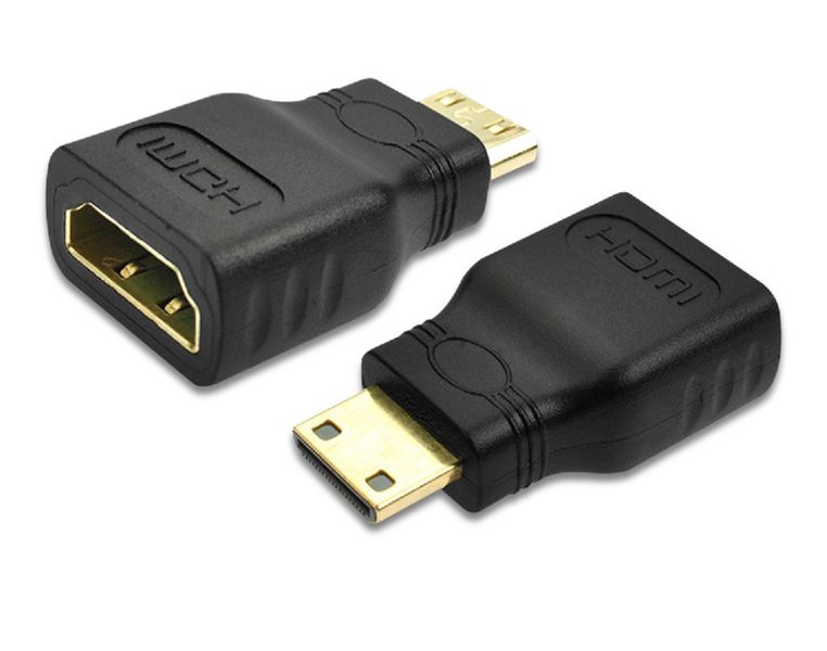 Mini HDMI Male to HDMI Female Adapter (Pack of 2)