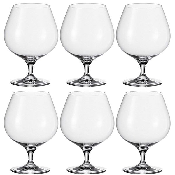 Leonardo Brandy Cognac Glass Cheers Bar 700ml - Set of 6