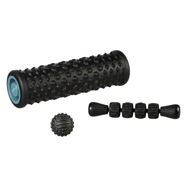Decathlon Massage Kit: Massage Roller, Ball And Stick
