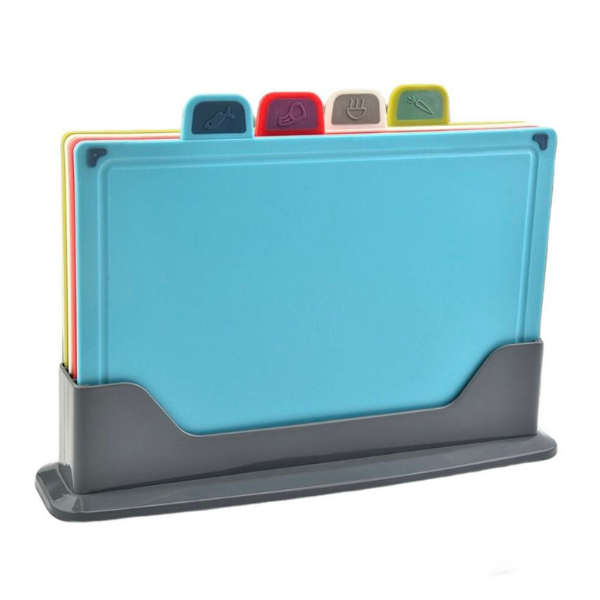 4 Piece Colored Chopping Board Set
