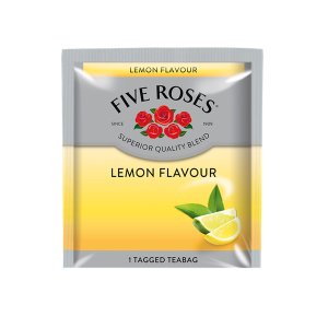 Five Roses Lemon Flavour Tea Envelopes (60 x 2.5g)