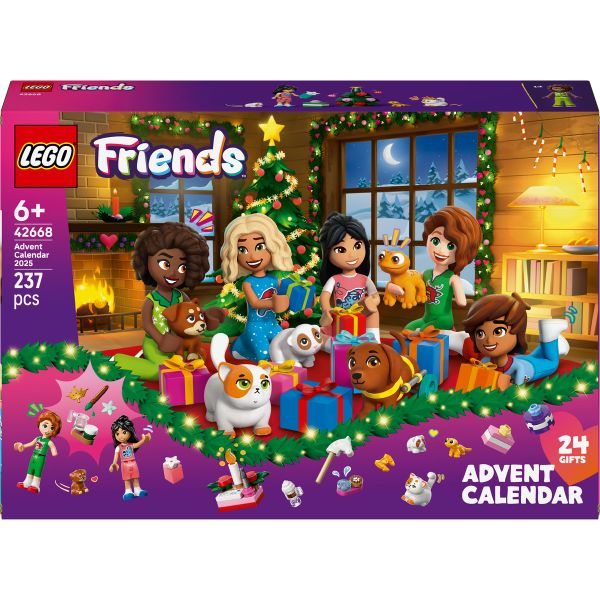LEGO® Friends Advent Calendar 2025 Christmas Toy Building Set 42668
