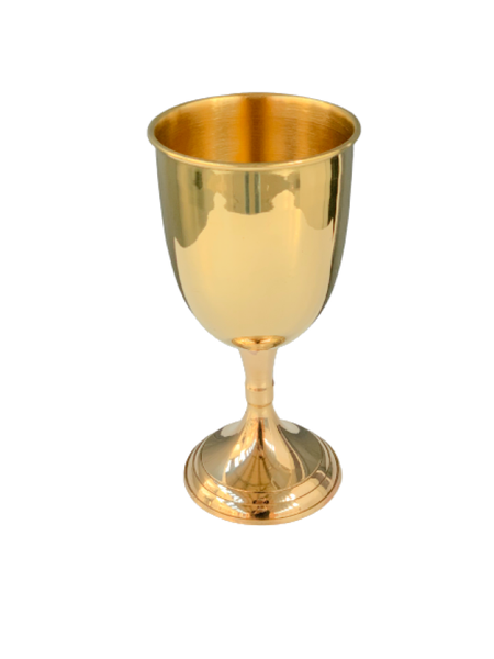 Holy Communion Cup Brass -Gold Finish