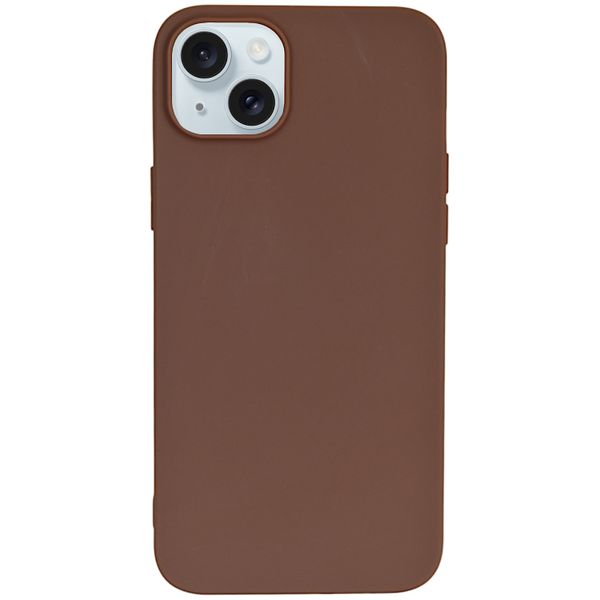 Solid Brown - Phone Case for Iphone 15 Plus