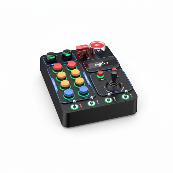 PXN Sim Racing Controller Button Box with 30 Programmable Buttons