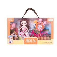 Olive Tree - Girls Doll Play Set - Bicycle