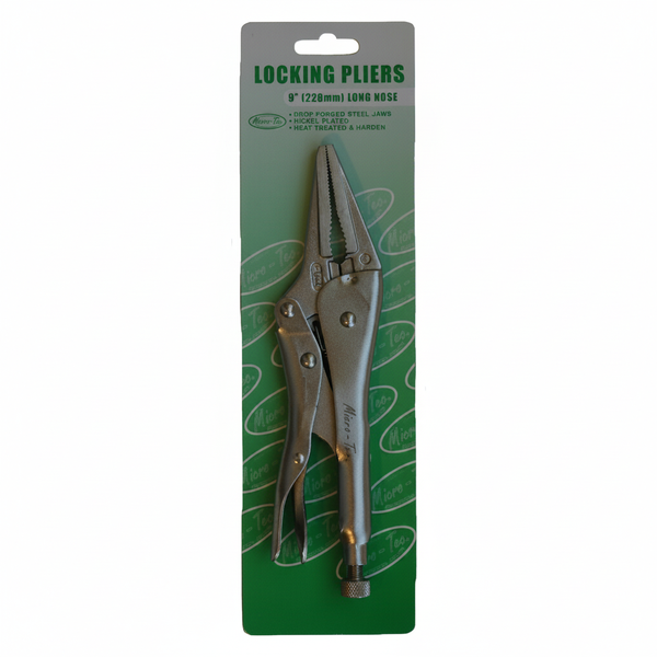Locking Long Nose Pliers 230 mm - Durable Gripping Tool