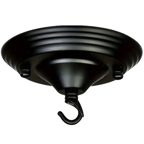 Decor Thick Metal Vintage Hanging Lamp Canopy - 16cm