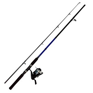 Kingfisher Poseidon Aqua Pak Rod &amp; Reel Combo 7' Dark Blue 2 Piece