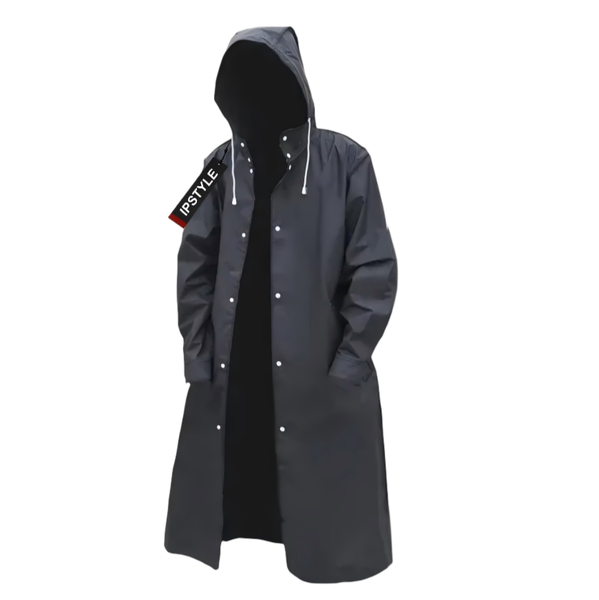 IPSTYLE Fashion Adult Waterproof Long Raincoat Ladies Men Raincoat