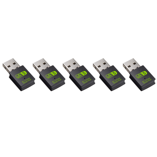Usb Wifi Bluetooth Adapter 600Mbps Dual Band Network Receiver