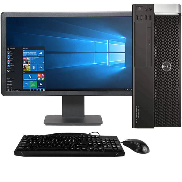 Refurbished - Dell Precision 5810 Intel Xeon Workstation PC with 23" Monitor