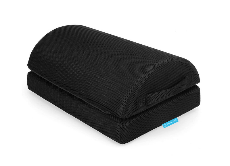 Simply Comfy Memory Foam Under-desk footrest Pillow For Home &amp; Office Desk