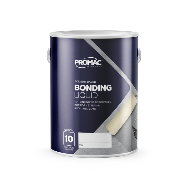 Promac Paints - Bonding Liquid Interior &amp; Exterior Waterbased Paint 5L - Clear