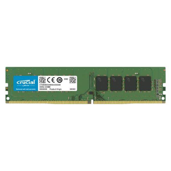 Crucial 16GB DDR4 3200MHz UDIMM Desktop Memory - Green