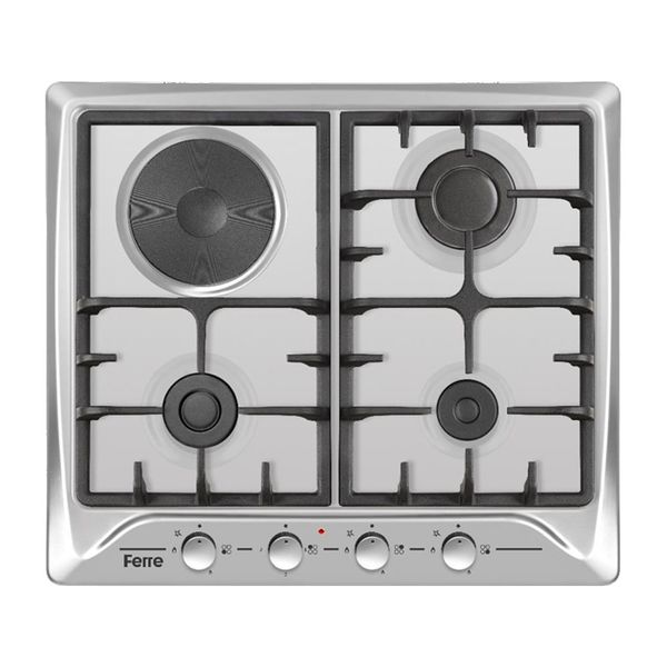 Ferre B-631C.S 3 Gas+ 1 Electric Hob