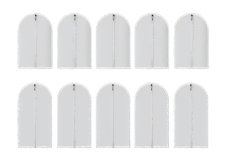 Dust-proof Hanging Clothes Bag a transparent suit cover for household 10pcs