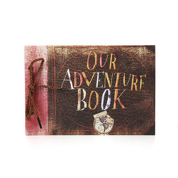 Our Adventure Book - Memory Book - Scarpbook - 25.5cm x18cm - Old Looking