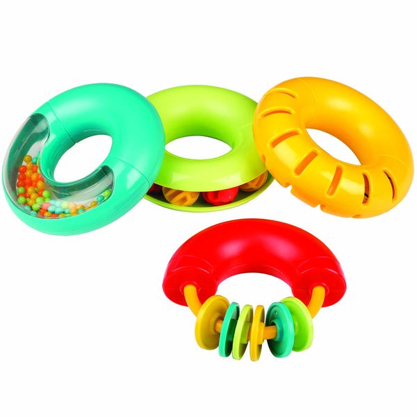 Halilit Music Instrument for Babies &amp; Toddlers: Musical Rings Set: 4 Pieces