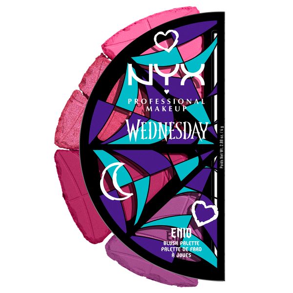 NYX Professional Makeup Wednesday Stained Glass Blush Palette