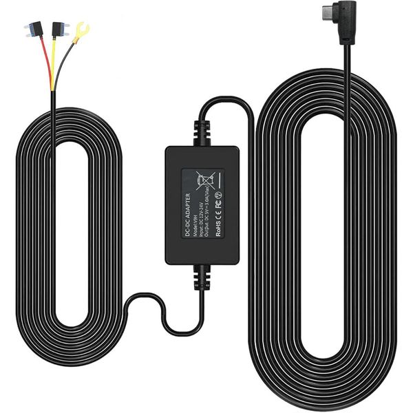 Dash Cam Hardwire Kit, USB C Port Hard Wire Kit For Dashcam Low Voltage