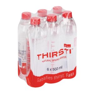 Thirsti Natural Still Spring Water 500ml x 12