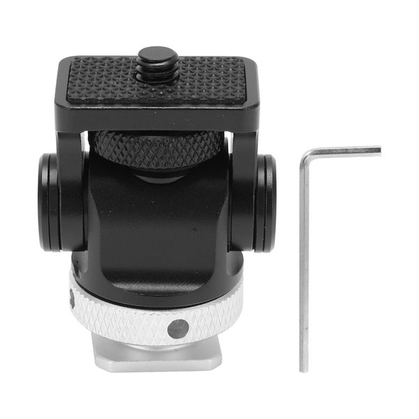 Mini Ball Head Cold Shoe Silver Gray