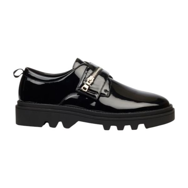Mazerata Vinchey 73 Faux Patent Shoe - Black