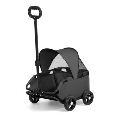 Pet Stroller Folding Dog Cart Cat Stroller Pet Carrier with Sunshade Canopy
