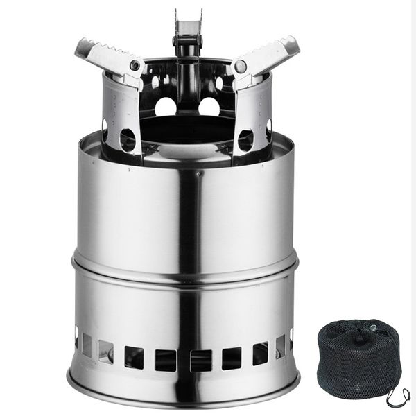 Camp Stoves Wood Burning Portable Stainless Steel Modern Compact Gasifier