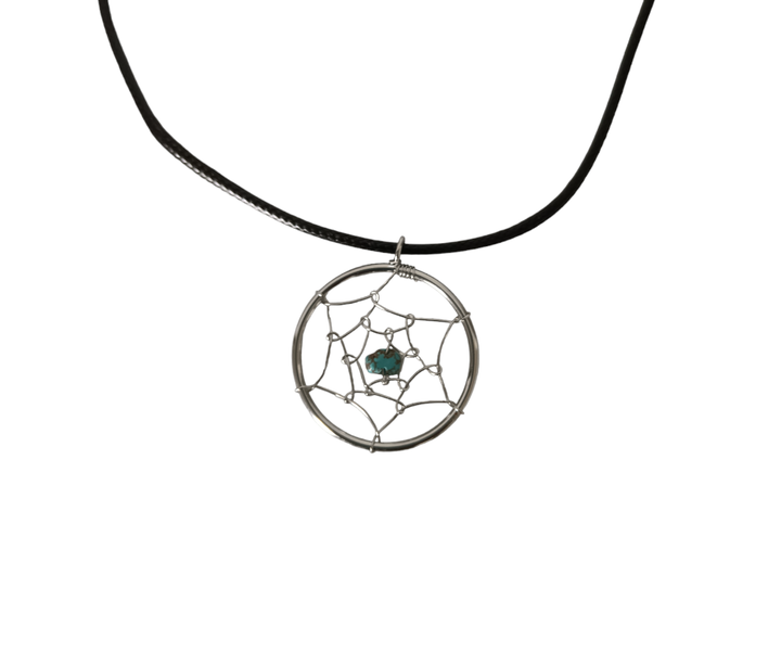 Earth Stone Collection - Dream Catcher Turquoise Stone Necklace