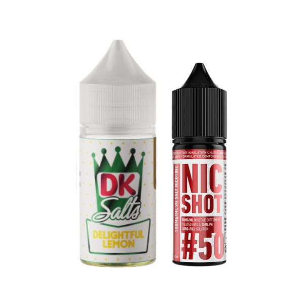 Donut King 30ml E-liquid 50MG Juice - Delightful Lemon