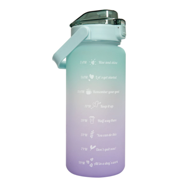 Lightweight Water Bottle With Time Markers
