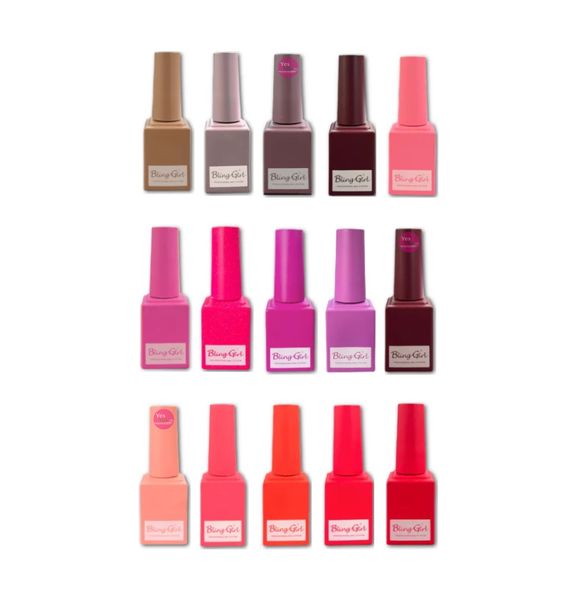 High Quality UV Gel Colours 15ml - Set 3