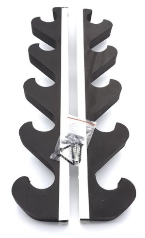 Fishing Buddy Horizontal Rod Rack - Wall Mount Storage System for 5 Rods