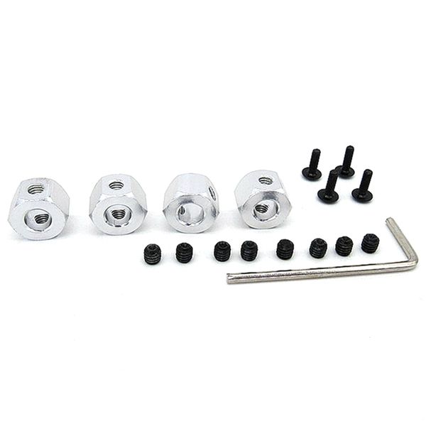 4PCS 5mm to 12mm Metal Combiner for D12 C24 MN D90 MN99S RC,