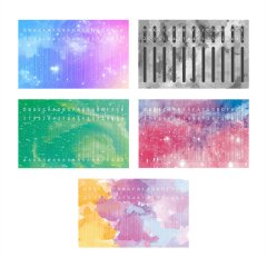 5Pcs Kalimba 21 Keys Sticker Thumb Piano Decals For Beginner Learner