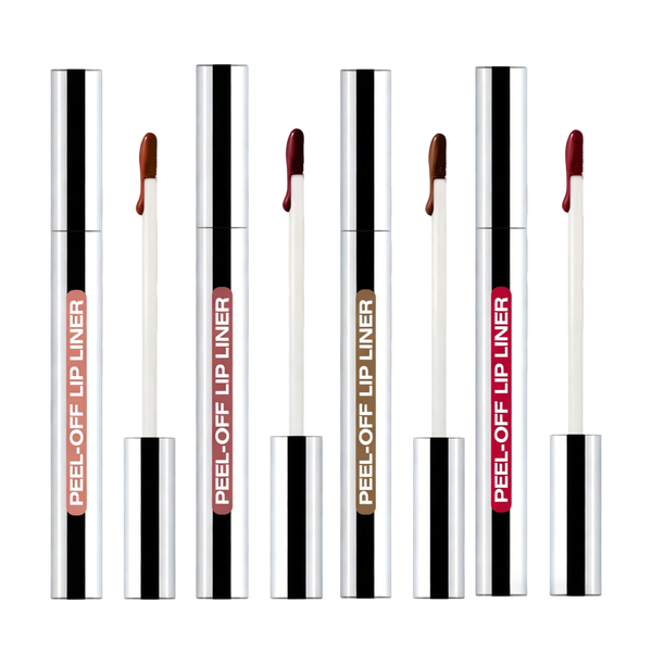 Ljczka 4 Pack Peel-Off Lip Liner Stain Set - Long-Lasting Lip Tint Stain