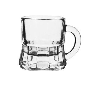 Shot Glass 6 Piece 25ml Beer Mug Design - Crockery Centre