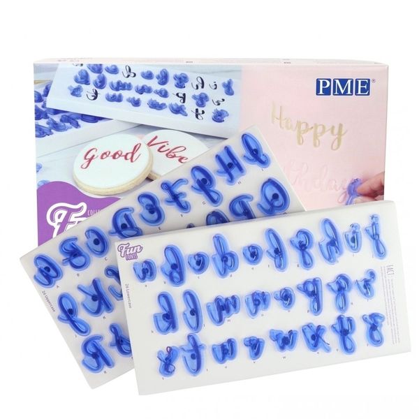 PME Fun Fonts - Alphabet Letter Set - Upper and Lower Case 52 Piece