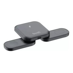 Budi WL4500B 15W 3-in-1 Foldable Magnetic Wireless Magsafe Charger