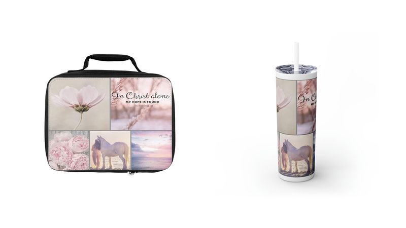 Light Pink Bible Bag &amp; Tumbler Combo