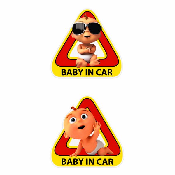 Baby In Car Sticker - 2 Pack