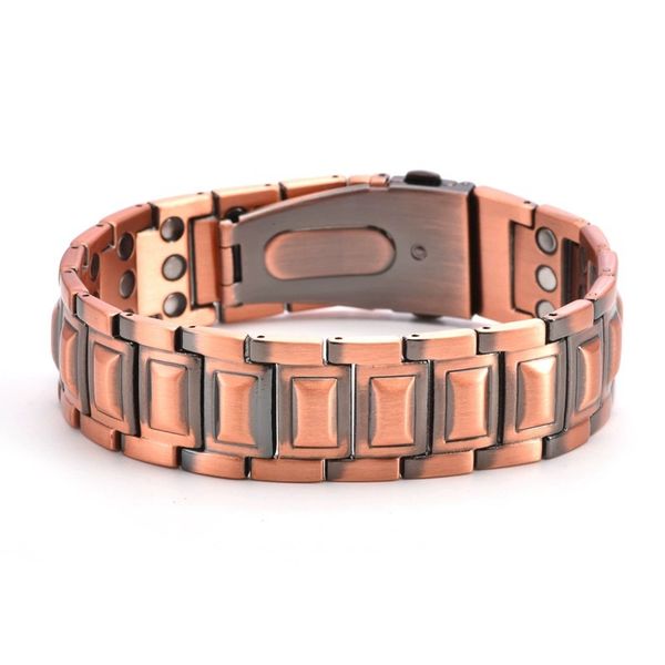 Men's Pure Copper Magnetic Bracelet - Solid Copper Inlaid with Magnets