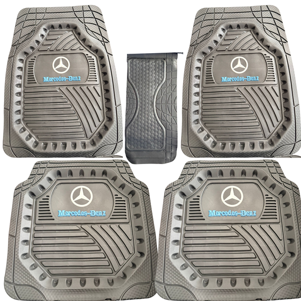 Universal Automotive Mats Compatible with Mercedez-Benz - 5 Pieces